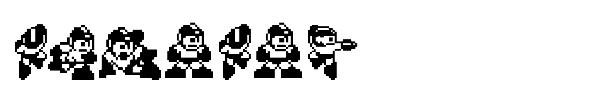 MegaMan font preview